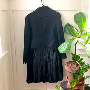 Alexander Wang dress coat wool and leather